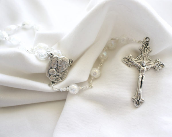 White Quartz Chain Rosary