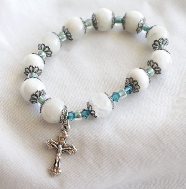 Moonstone Rosary Bracelet - Image 2