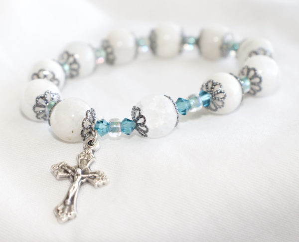 Moonstone Rosary Bracelet