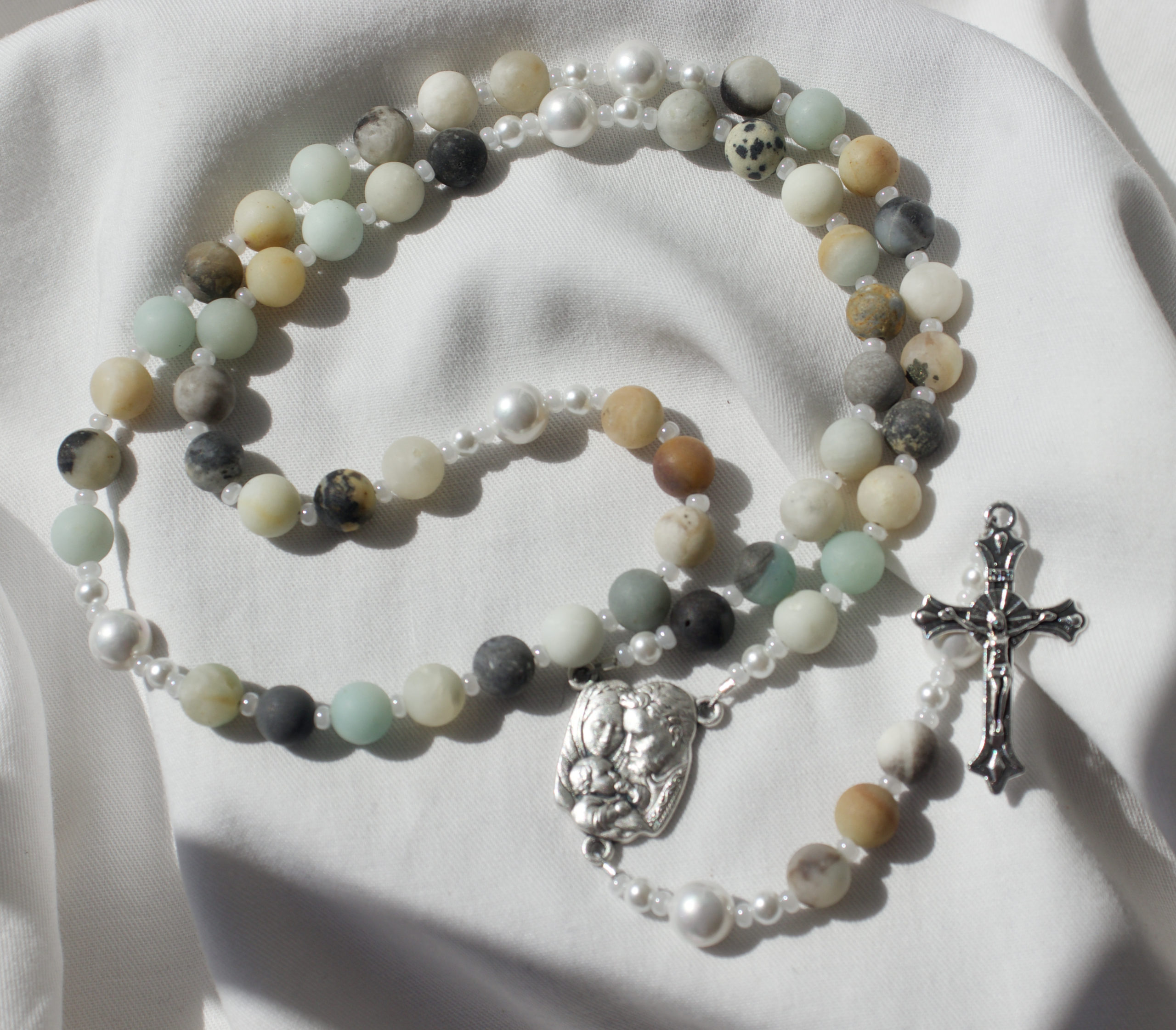 Multicolor Bead Wire Rosary