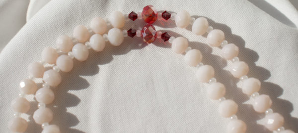 Pink Confirmation Wire Rosary - Image 4