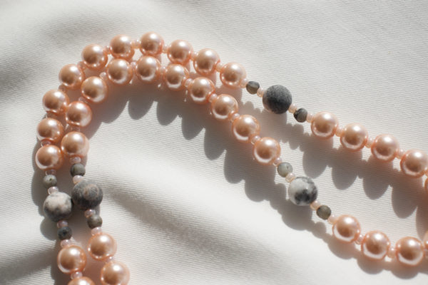 Peach Wire Rosary - Image 5