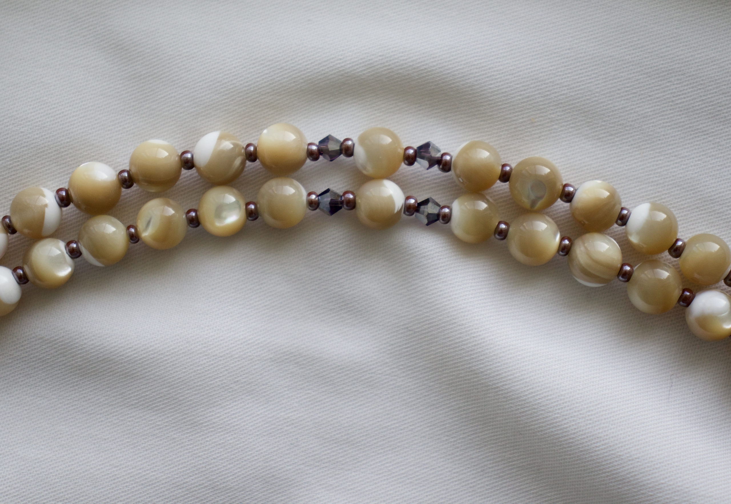 Mother of Pearl Wire Rosary - Image 6
