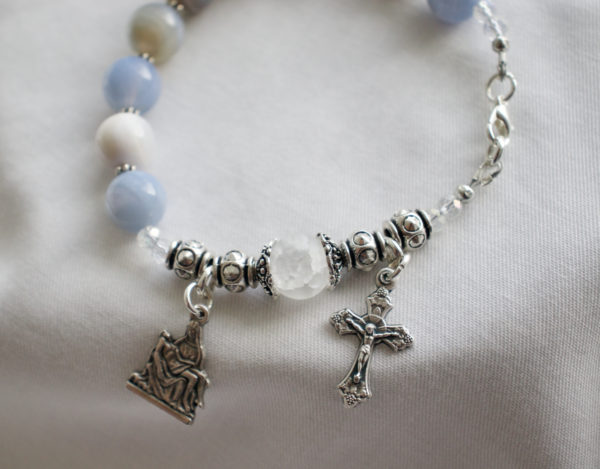 Blue Agate Bracelet - Image 3