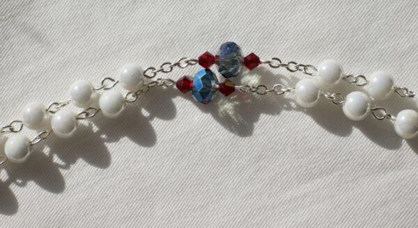White Bead Rosary - Image 5