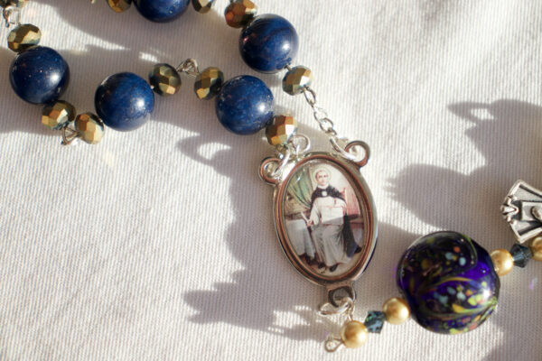 Navy Blue Car Rosary - Image 4