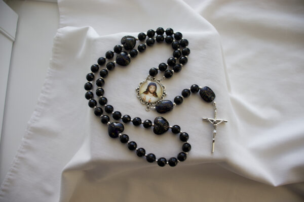 Black Onyx Wire Rosary - Image 3